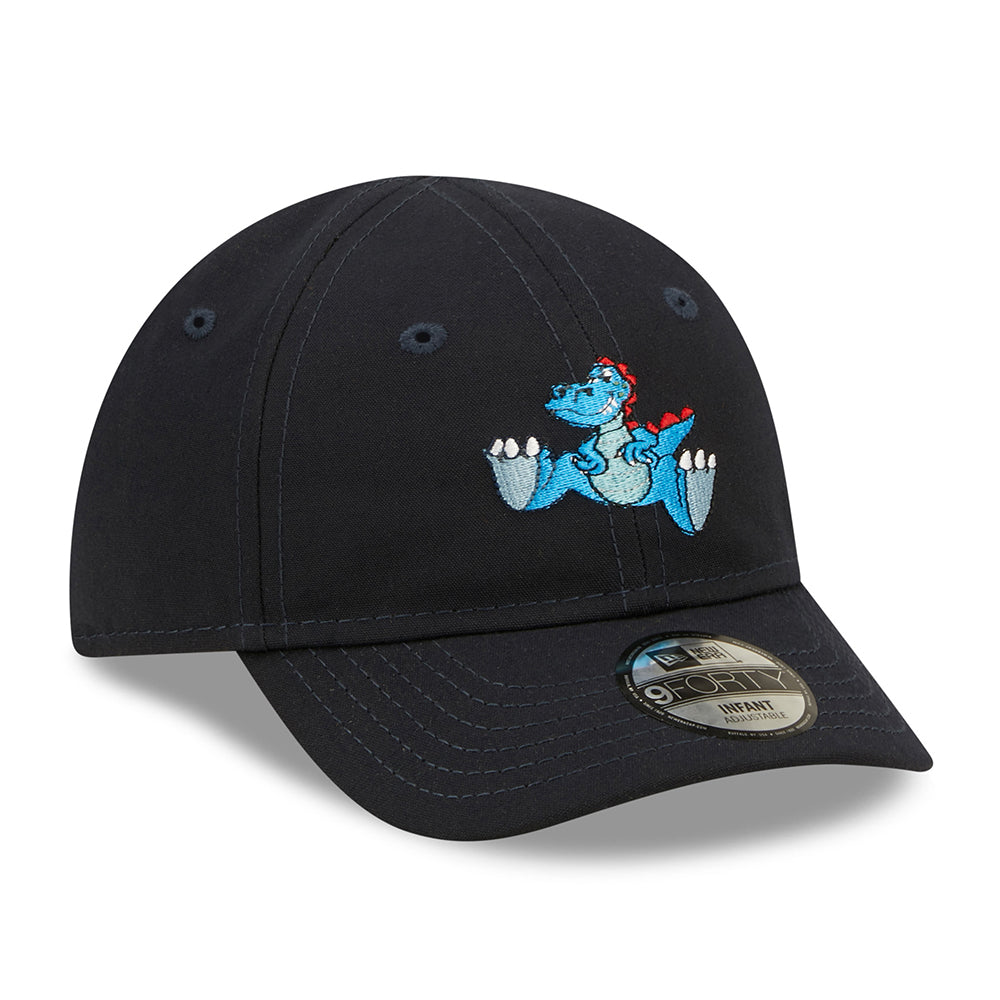 Gorra de béisbol bebé 9FORTY Repreve Dino de New Era - Azul Marino