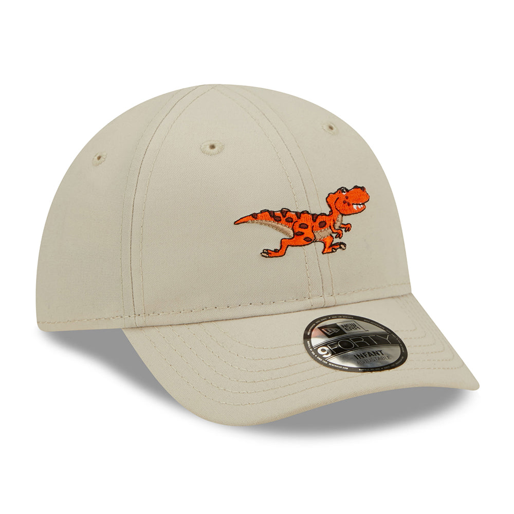 Gorra de béisbol bebé 9FORTY Repreve Dino de New Era - Piedra