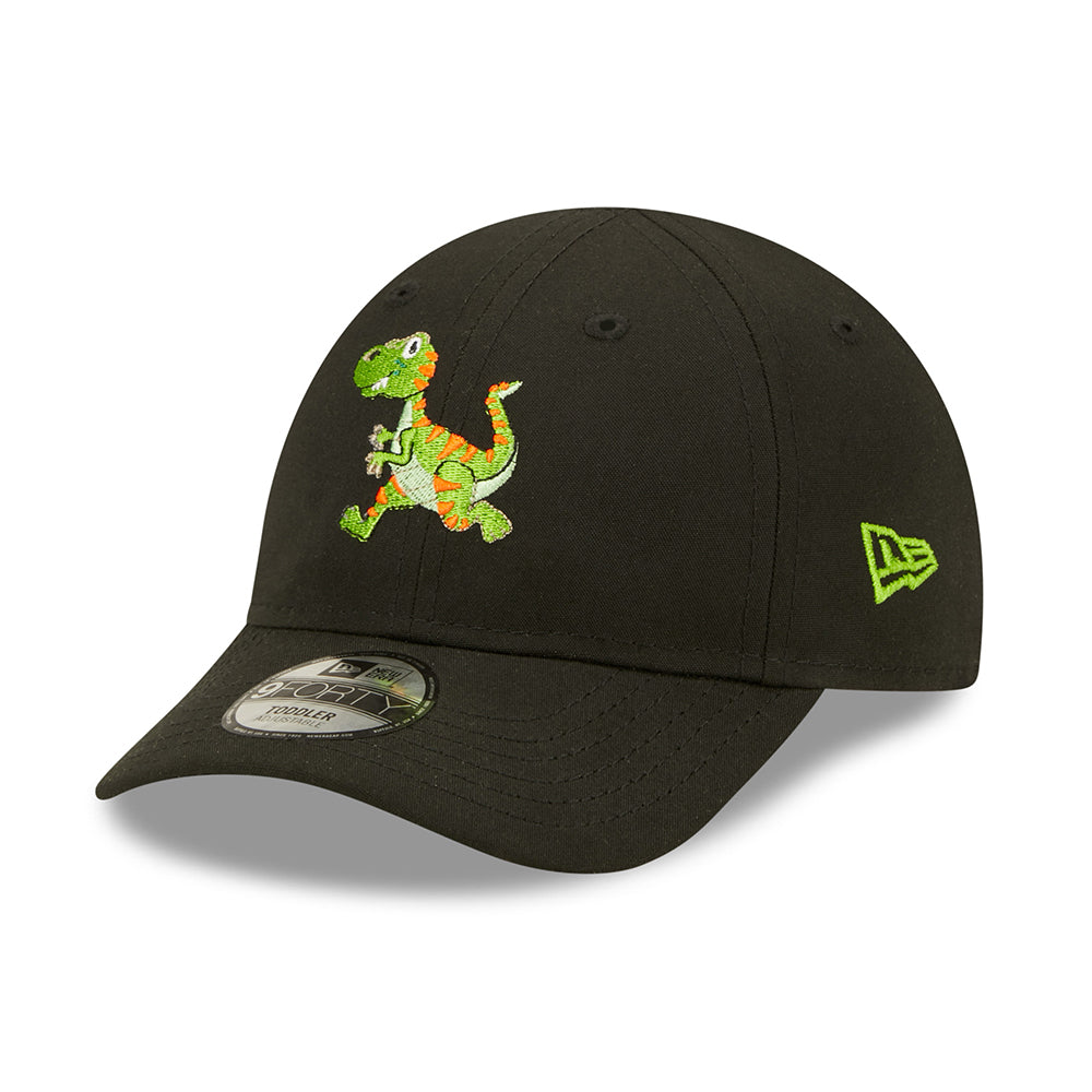 Gorra de béisbol niños 9FORTY Repreve Dino de New Era - Negro