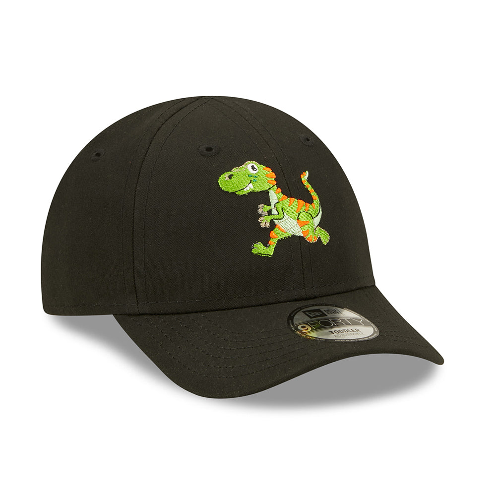 Gorra de béisbol niños 9FORTY Repreve Dino de New Era - Negro