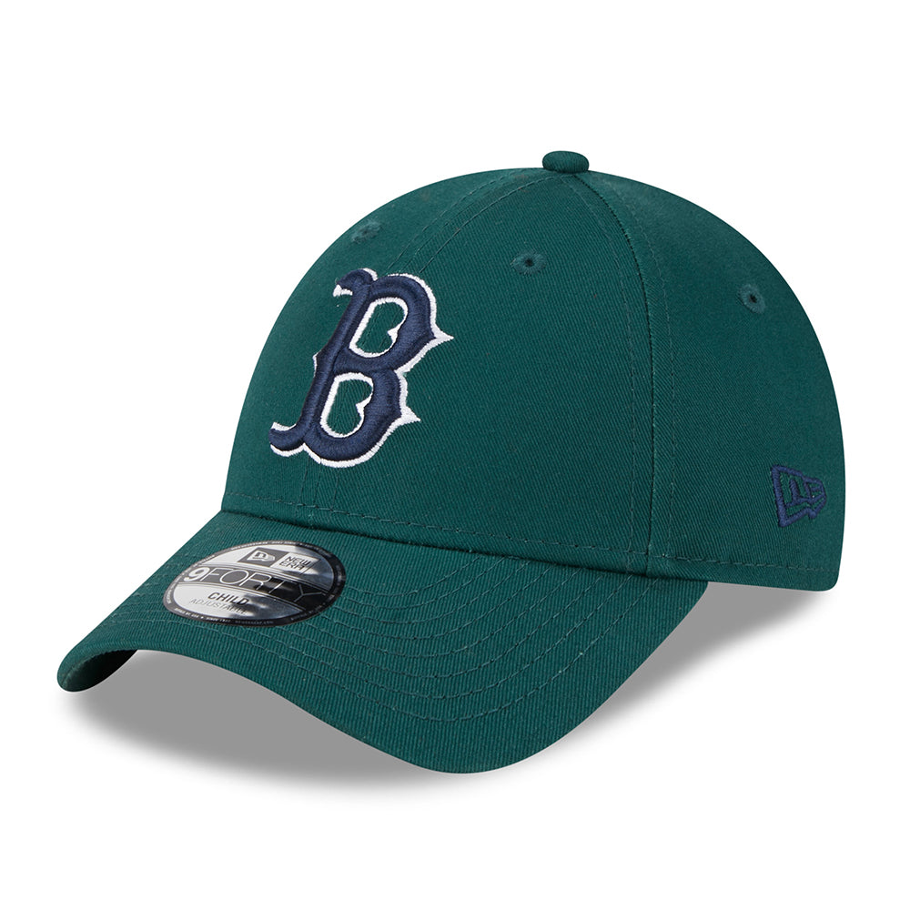 Gorra de béisbol 9FORTY MLB League Essential Boston Red Sox de New Era - Verde Oscuro-Azur Marino