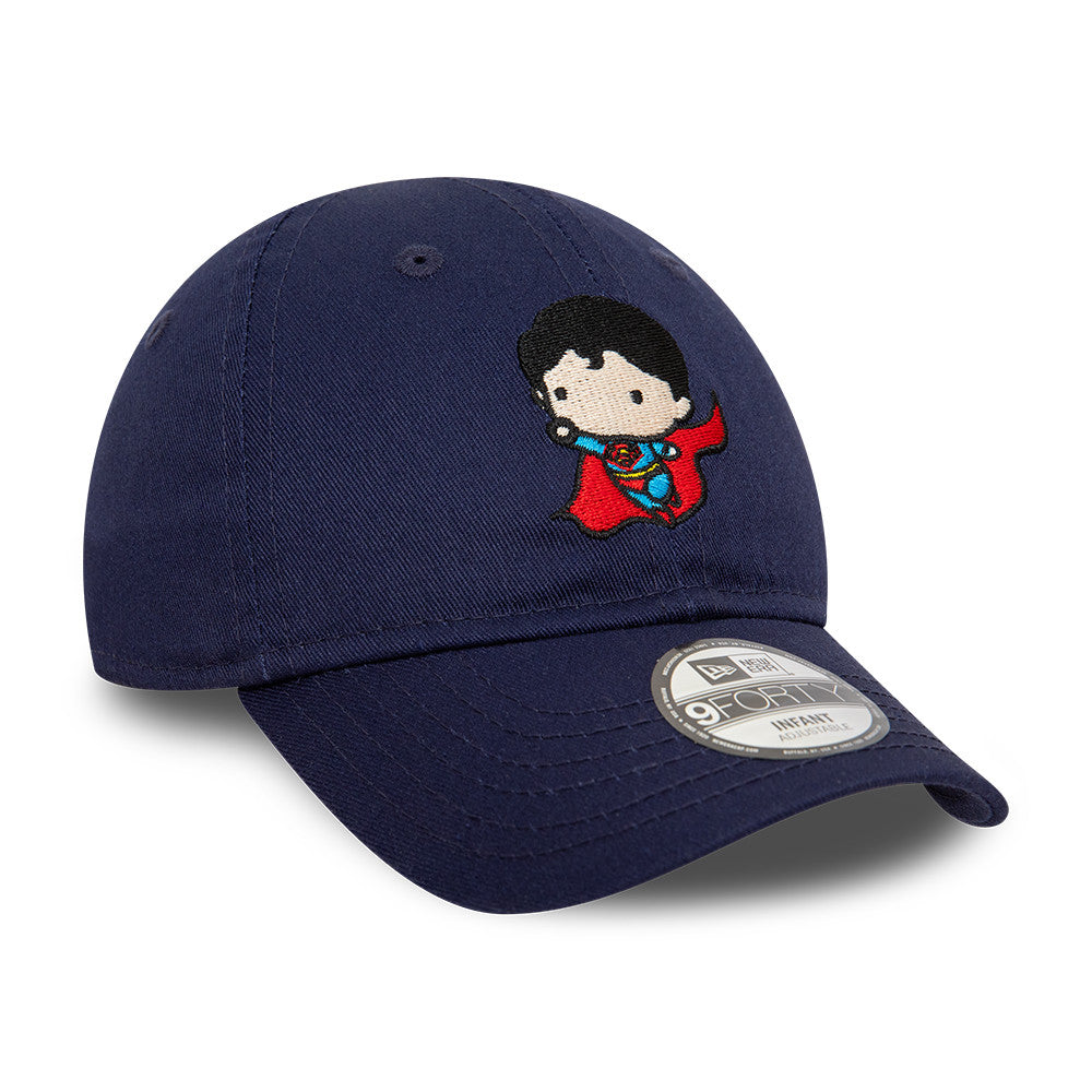 Gorra de béisbol bebé 9FORTY Chibi DC Comics Superman de New Era - Azul Marino