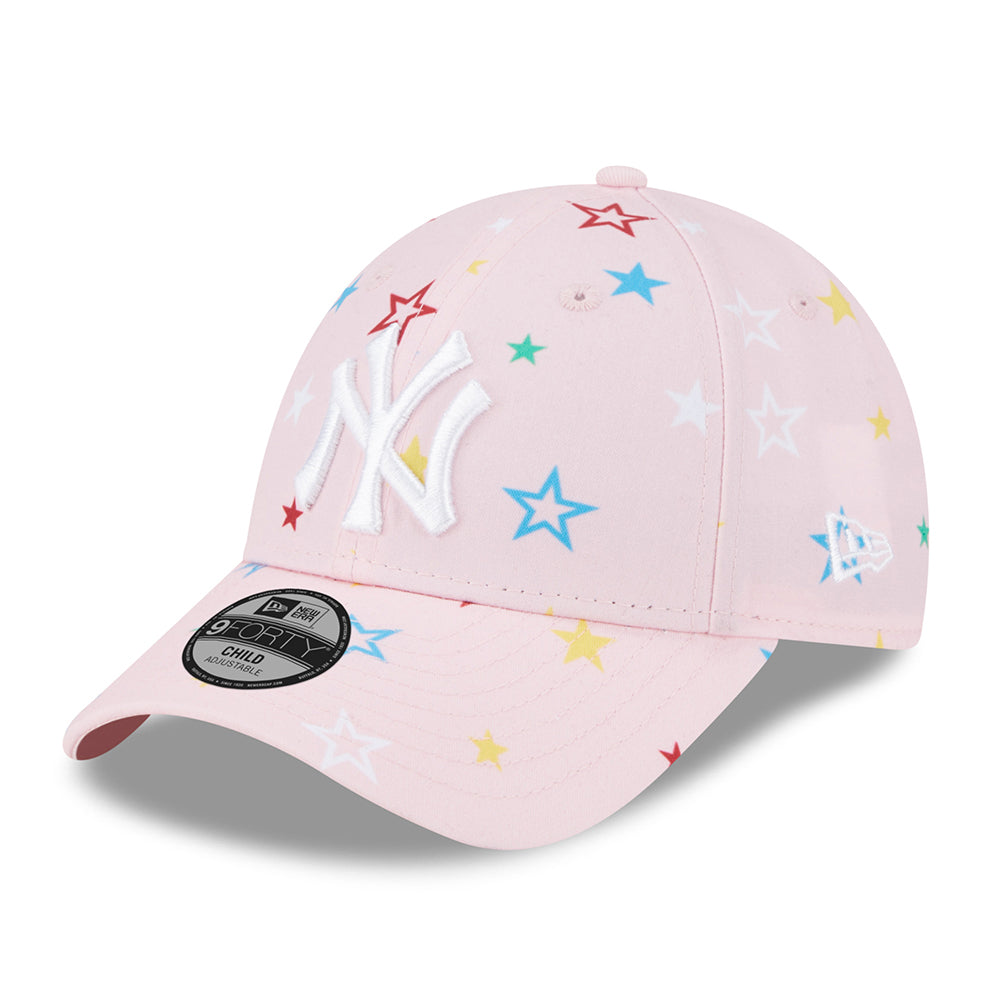 Gorra de béisbol niños 9FORTY MLB Star AOP New York Yankees de New Era - Rosa-Blanco