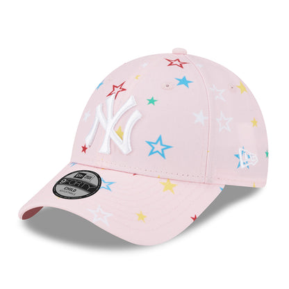 Gorra de béisbol niños 9FORTY MLB Star AOP New York Yankees de New Era - Rosa-Blanco