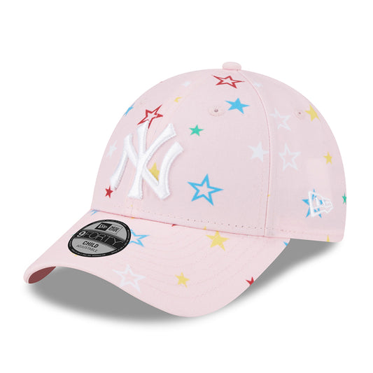 Gorra de béisbol niños 9FORTY MLB Star AOP New York Yankees de New Era - Rosa-Blanco