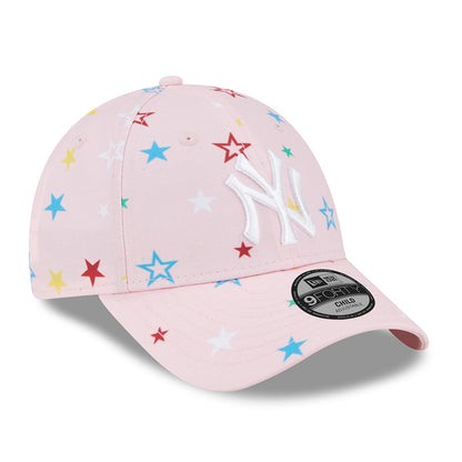 Gorra de béisbol niños 9FORTY MLB Star AOP New York Yankees de New Era - Rosa-Blanco