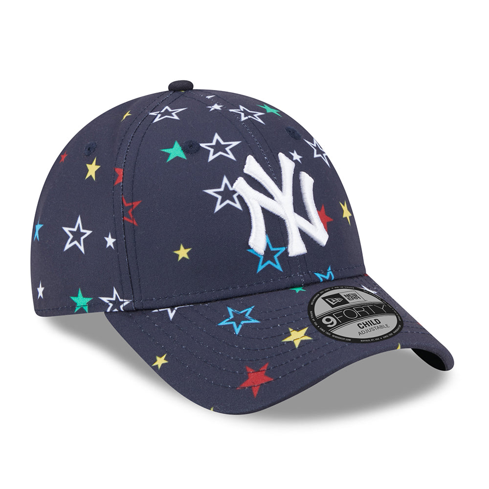 Gorra de béisbol niños 9FORTY MLB Star AOP New York Yankees de New Era - Azul Marino-Blanco