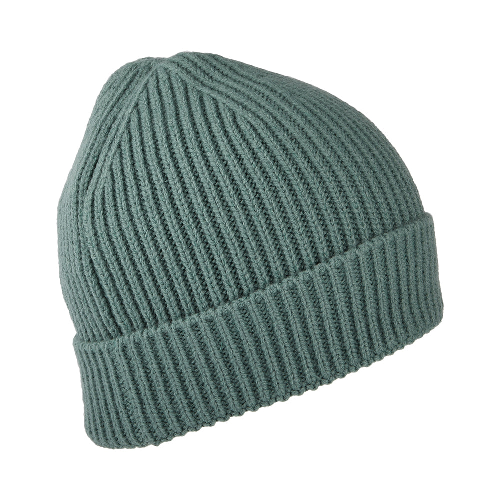 Gorro Beanie niños TNF Box Logo con vuelta de The North Face - Salvia Oscura