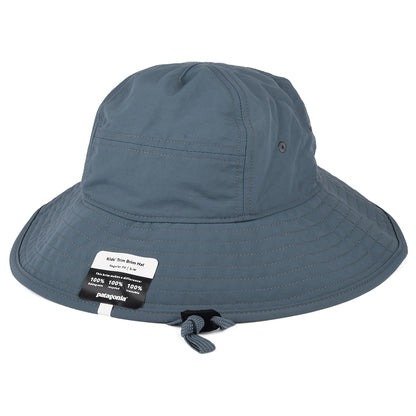 Sombrero de Sol Trim Brim para niños de Patagonia - Pizarra