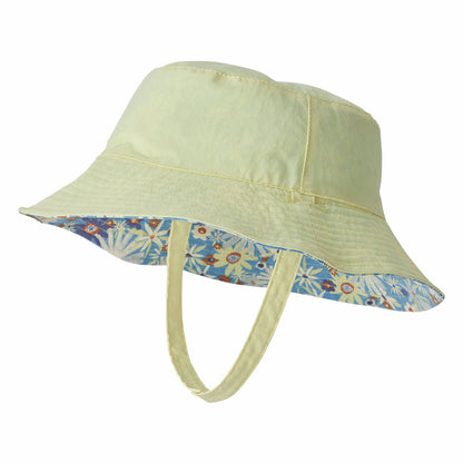 Sombrero de pescador Primavera reversible Sol de Patagonia - Amarillo-Azul