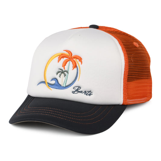 Gorra Trucker de Barts - Blanco-Naranja
