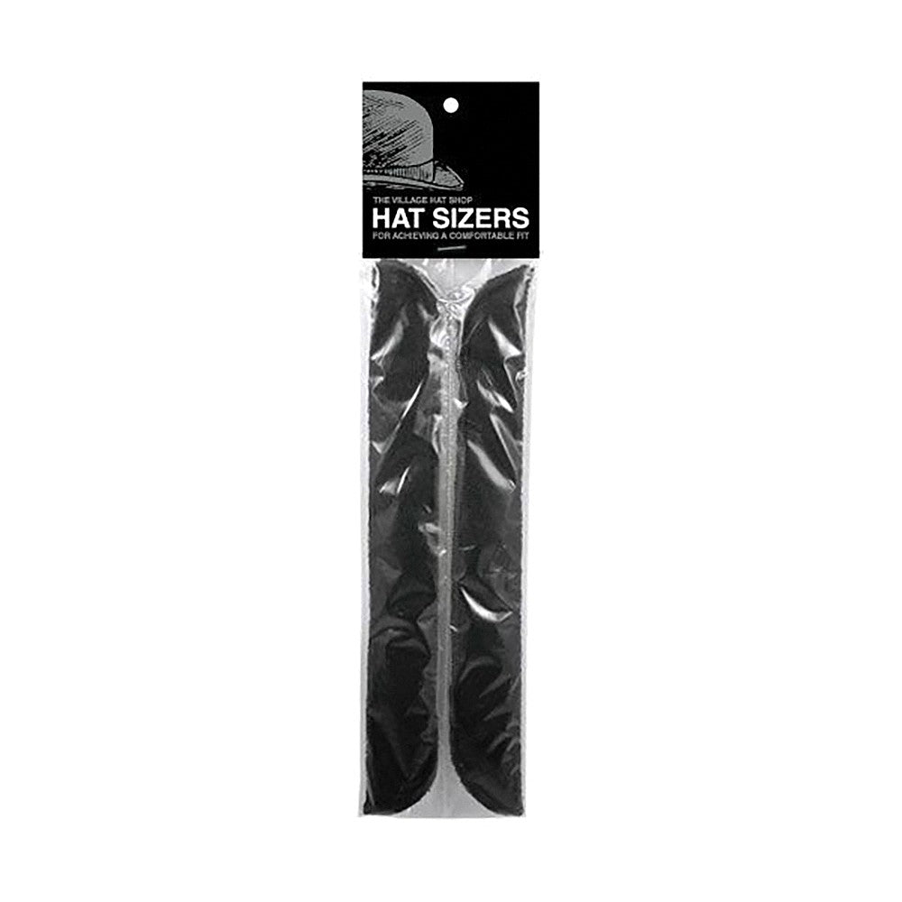 Cinta interior de felpa - Ajustador de talla para sombrero - Negro