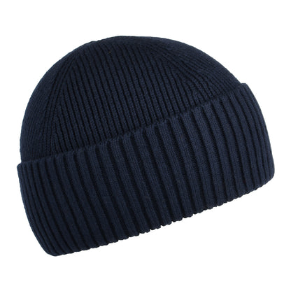 Gorro Flag de algodón y cachemira de Tommy Hilfiger - Azul Oscuro