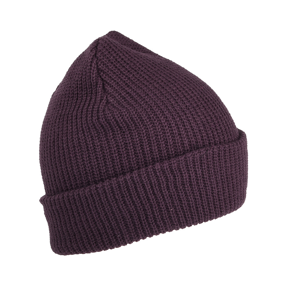 Gorro Beanie Heist con vuelta de Brixton - Uva