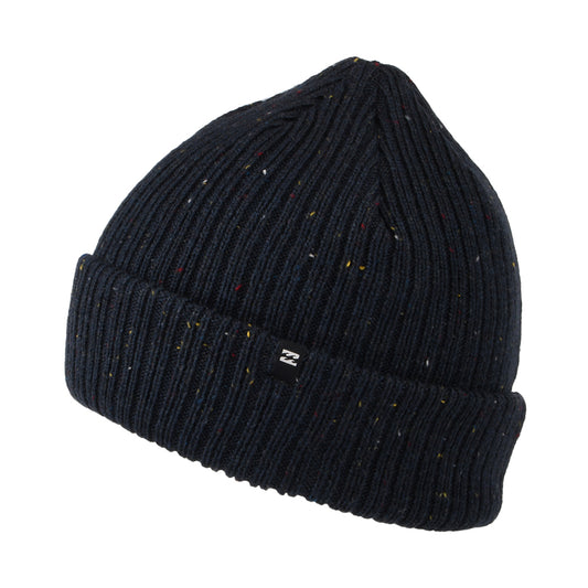 Gorro Beanie Arcade con vuelta Flecked de Billabong - Azul Marino