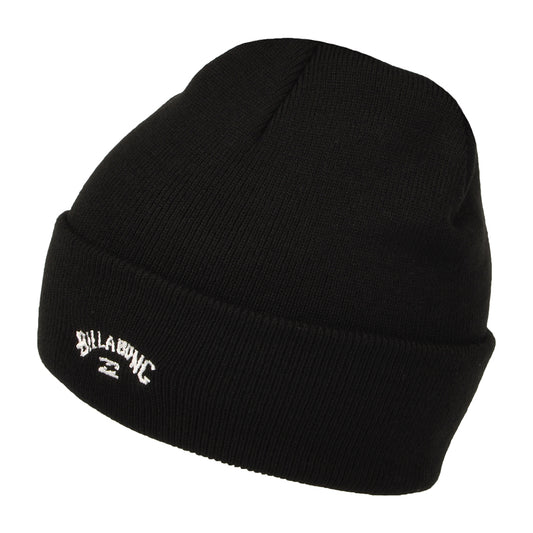 Gorro Beanie Arch con vuelta de Billabong - Negro