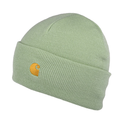 Gorro Beanie Chase con vuelta de Carhartt WIP - Salvia