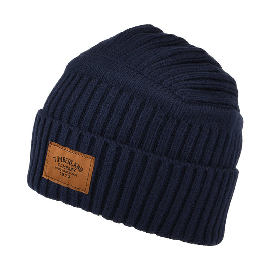 Gorro Beanie Gulf Beach de canalé de Timberland - Azul Marino