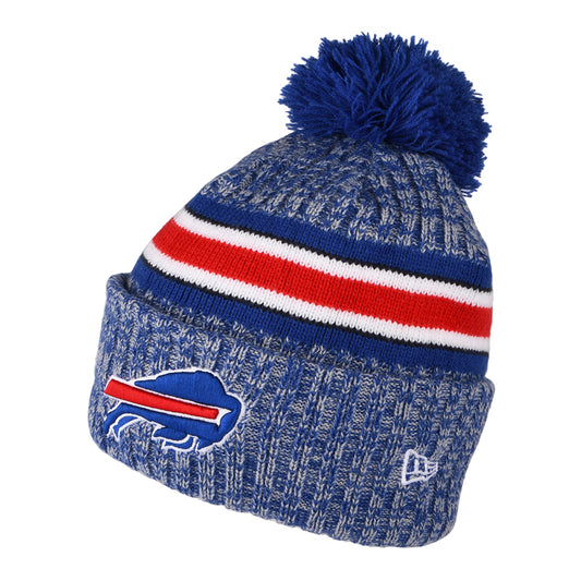Gorro con pompón NFL Sideline Sport Knit Buffalo Bills de New Era - Azul-Rojo