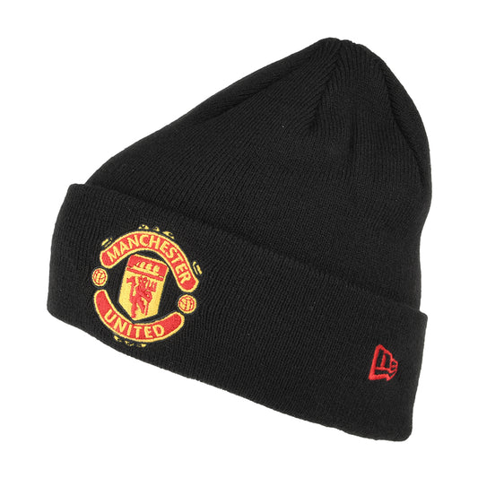 Gorro Beanie Core Cuff Manchester United FC de New Era - Negro