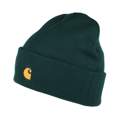 Gorro Beanie Chase con vuelta de Carhartt WIP - Ciprés