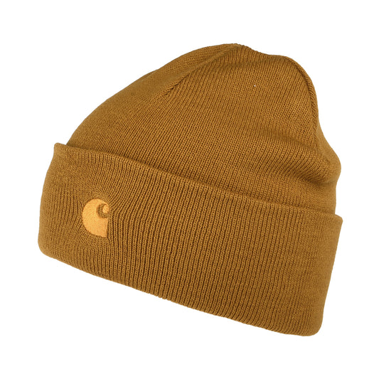 Gorro Beanie Chase con vuelta de Carhartt WIP - Mostaza