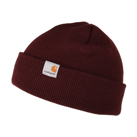 Gorro Beanie Stratus Short Watch de Carhartt WIP - Burdeos