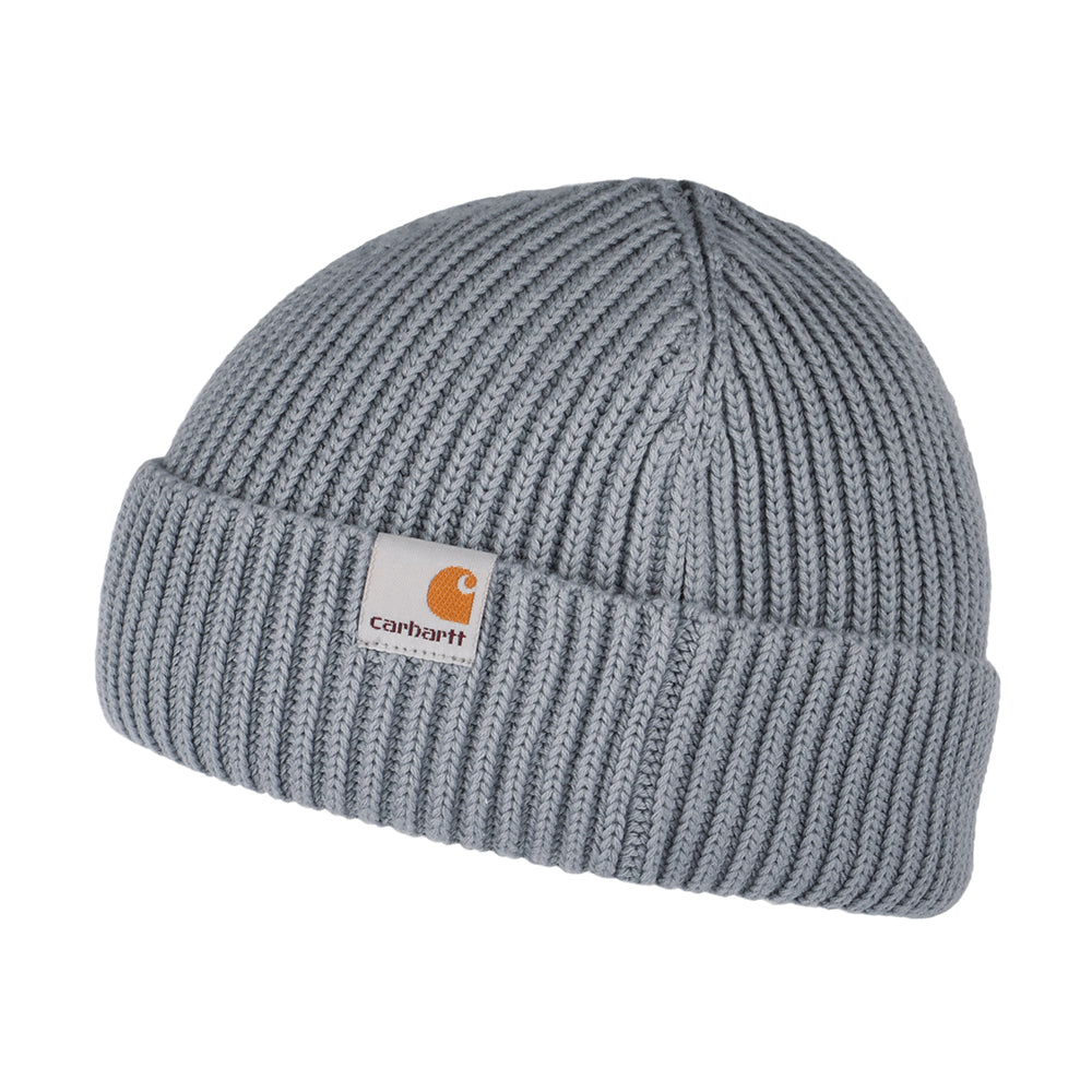 Gorro Banks de algodón orgánico de Carhartt WIP - Azul Pizarra