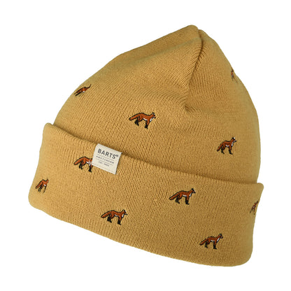 Gorro Beanie Vinson con vuelta zorro de Barts - Ocre