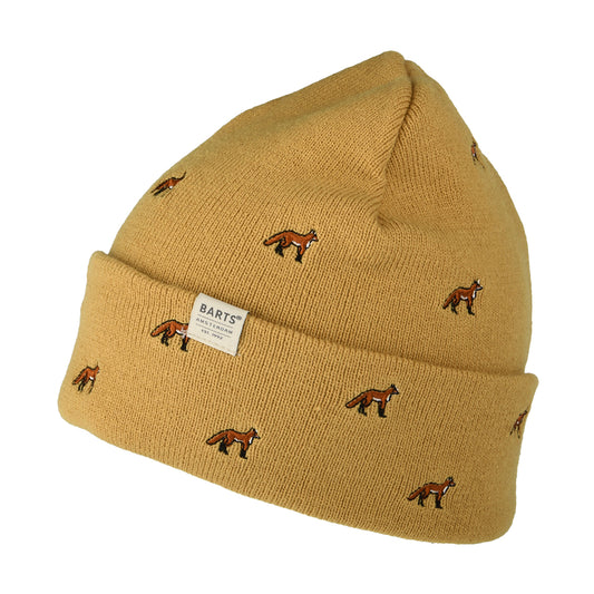 Gorro Beanie Vinson con vuelta zorro de Barts - Ocre