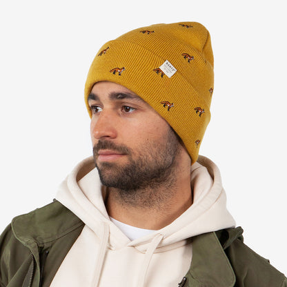 Gorro Beanie Vinson con vuelta zorro de Barts - Ocre