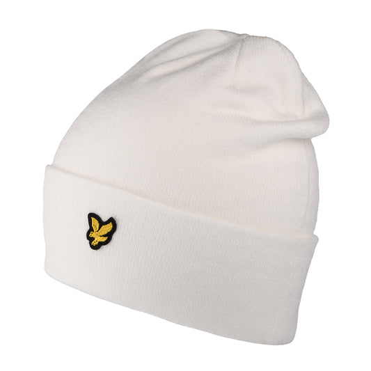 Gorro Beanie Basic de Lyle & Scott - Blanco invernal