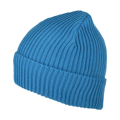 Gorro Beanie Fishermans con vuelta de Patagonia - Azul Medio
