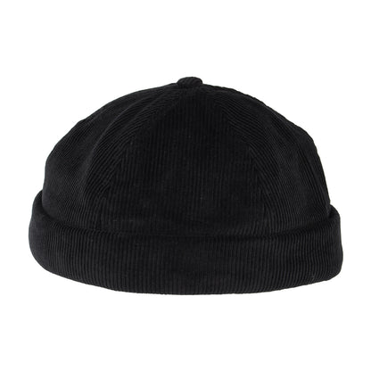 Gorro Beanie Docker efecto lavado de pana de New Balance - Negro