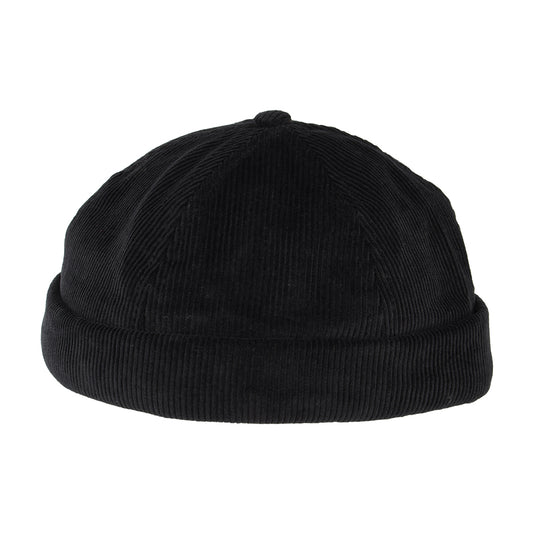 Gorro Beanie Docker efecto lavado de pana de New Balance - Negro