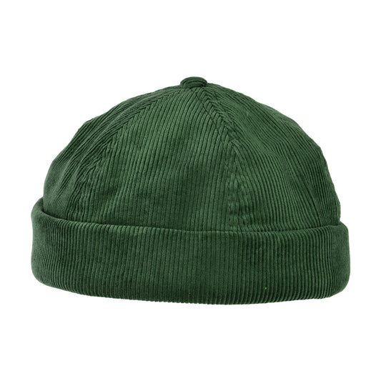 Gorro Beanie Docker efecto lavado de pana de New Balance - Verde Oliva