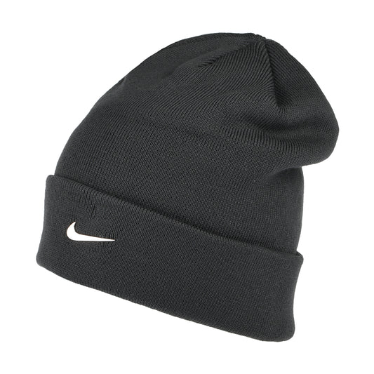 Gorro Beanie Swoosh con vuelta de Nike Golf - Antracita-Plateado