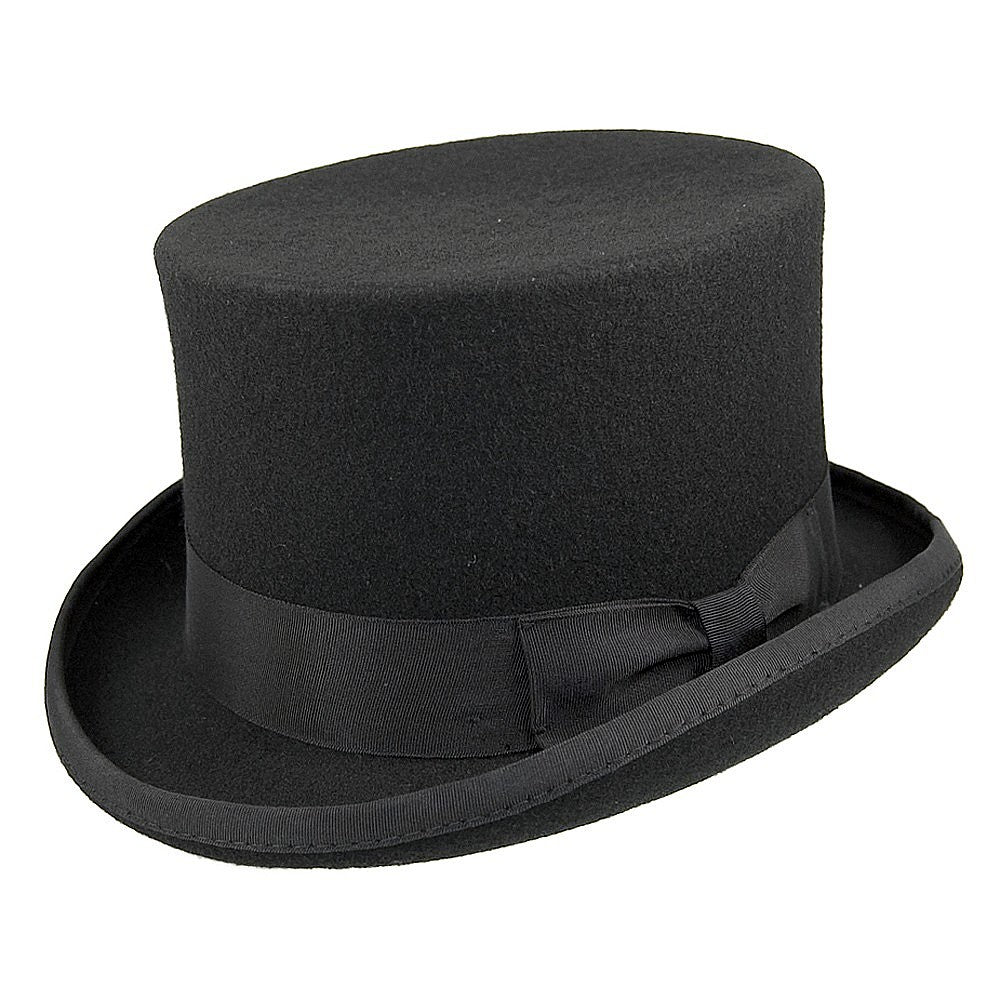 Sombrero de copa Mid Crown de Jaxon & James Negro al por mayor