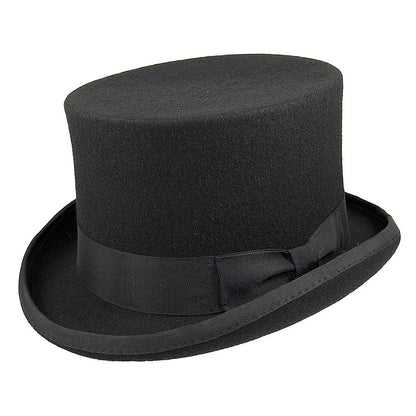 Sombrero de copa Mid Crown de Jaxon & James Negro al por mayor