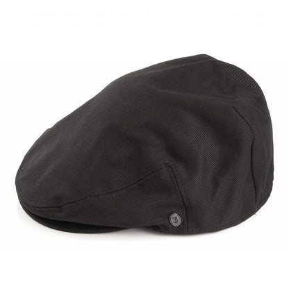 Gorra plana de algodón de Jaxon & James Negro al por mayor
