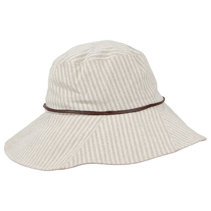 Sombrero plegable Soleil de -Sur la tête Beige al por mayor
