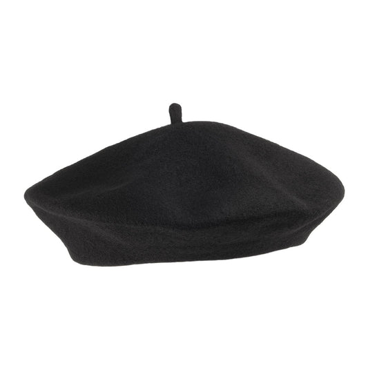 Boina vasca de lana Fashion-Negro al por mayor
