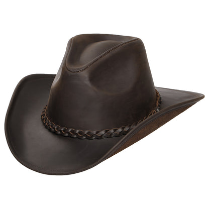 Sombrero Cowboy piel de búfalo de Jaxon & James Chocolate al por mayor
