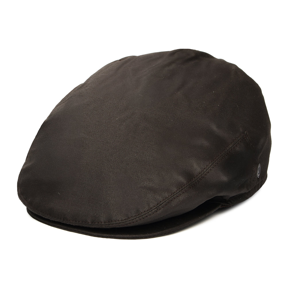 Gorra plana impermeable de Jaxon & James Marrón al por mayor