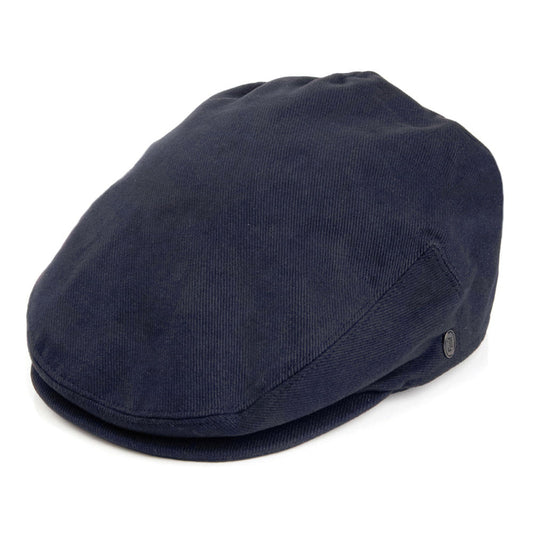 Gorra plana de algodón de Jaxon & James Azul Marino al por mayor