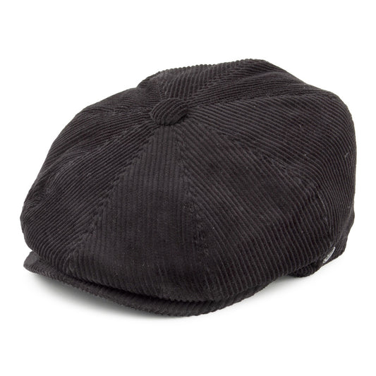 Gorra Newsboy de pana de Jaxon & James Negro al por mayor