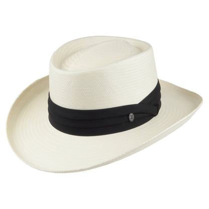 Sombrero Gambler de paja Toyo de Jaxon & James Natural al por mayor