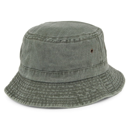 Sombrero de pescador de algodón Oliva al por mayor