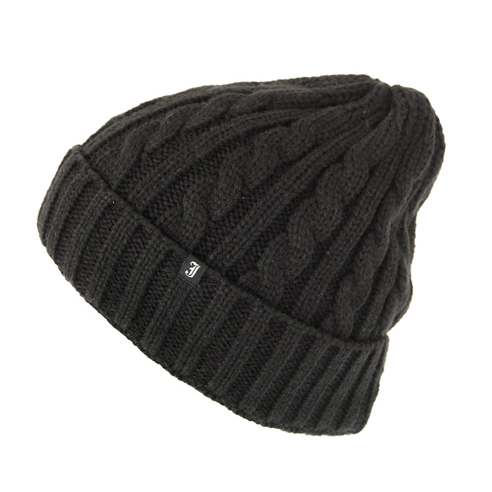 Gorro tejido de Jaxon & James Negro al por mayor