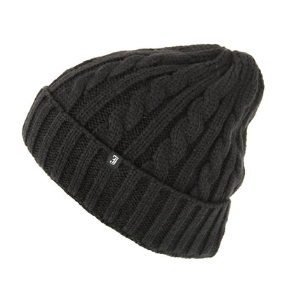 Gorro tejido de Jaxon & James Negro al por mayor